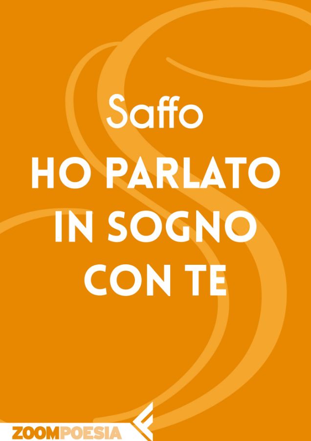 Ho parlato in sogno con te