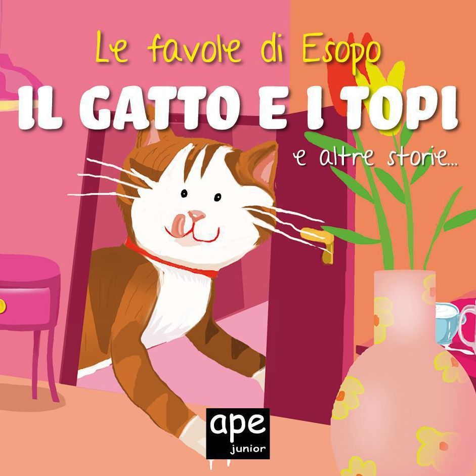 l gatto e i topi - L'asino che portava il sale - Il leone e la lepre: Le favole di Esopo illustrate