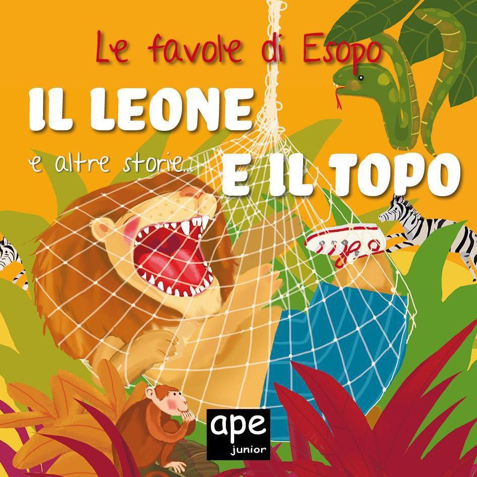 Il leone e il topo - Il pavone e la gru - La donna e la gallina: Le favole di Esopo illustrate