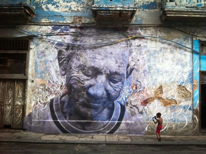 JR & José Parlá: Wrinkles of the City, Havana, Cuba