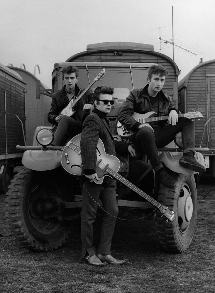 Astrid Kirchherr with the Beatles
