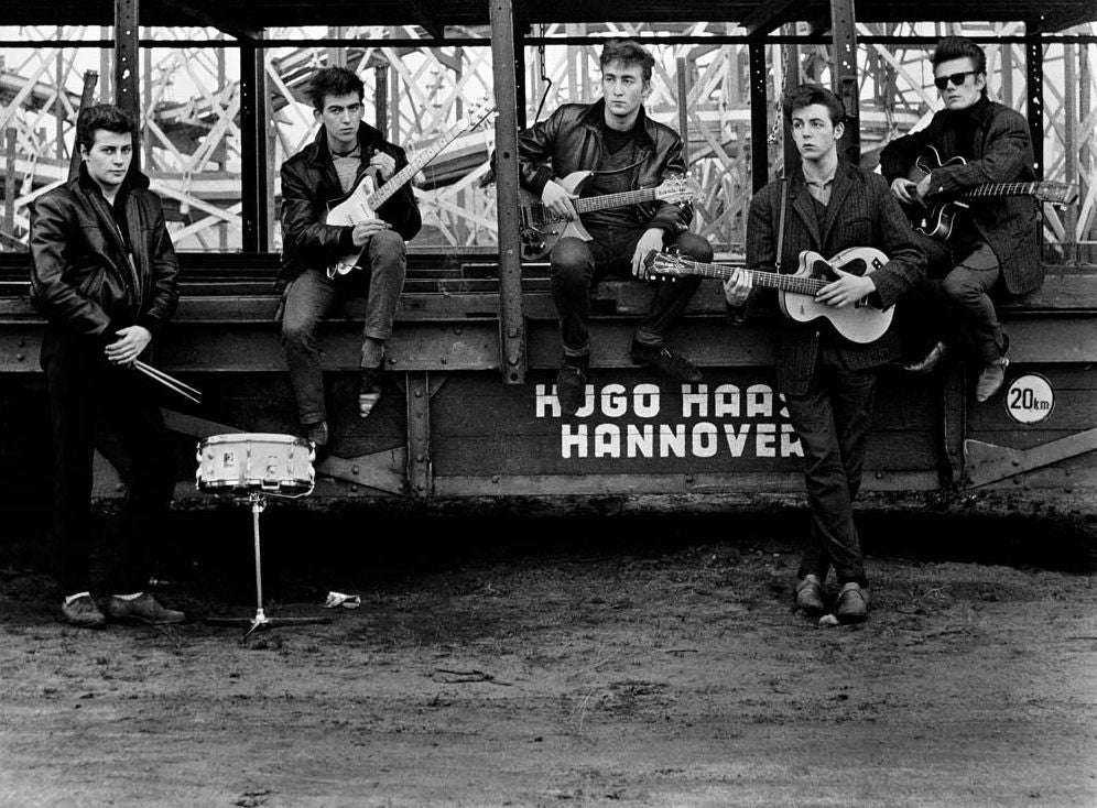 Astrid Kirchherr with the Beatles