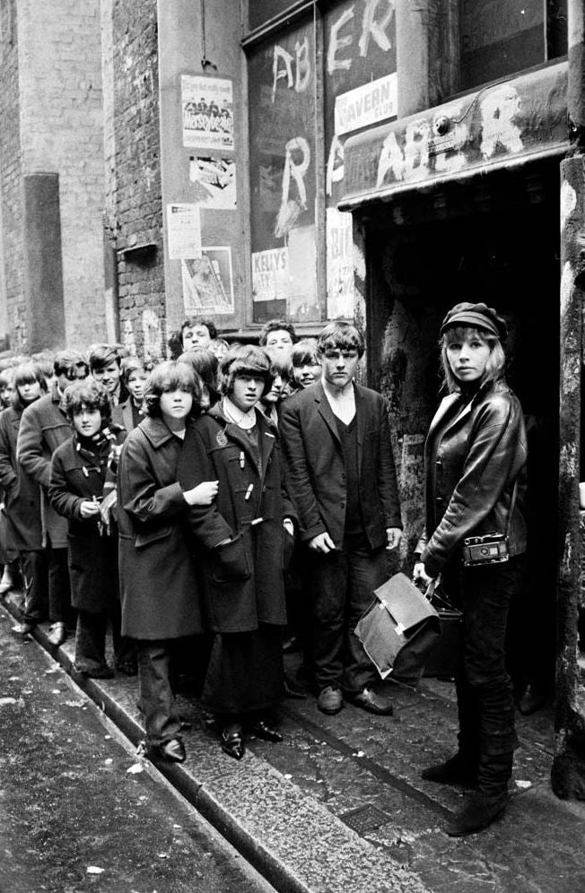 Astrid Kirchherr with the Beatles