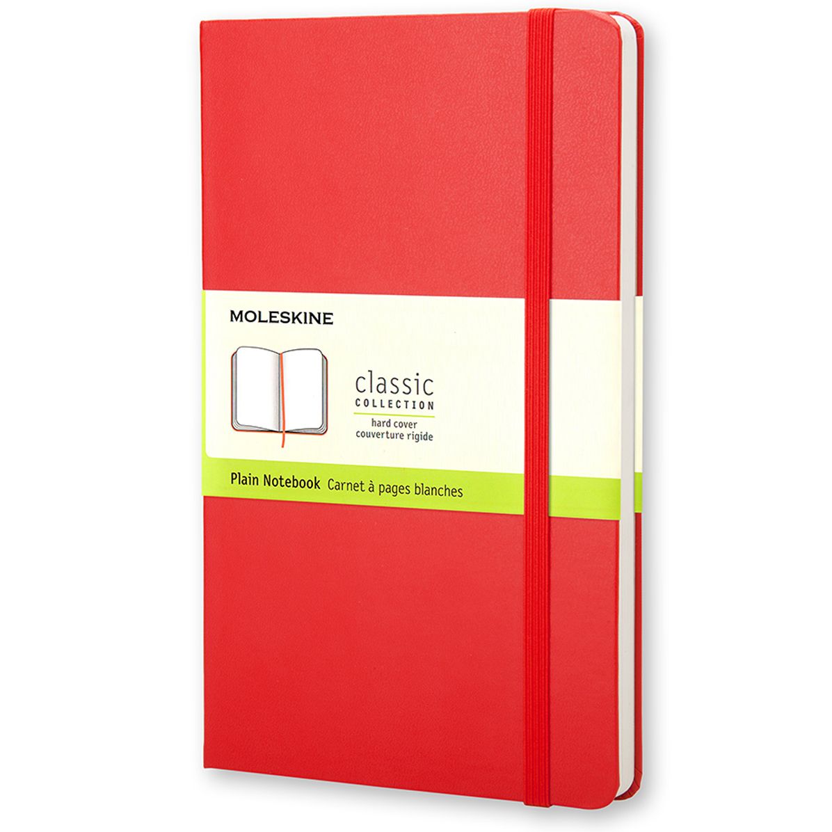 Moleskine Classic Red Pocket Plain Notebook
