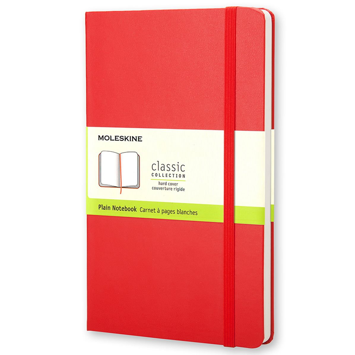 Moleskine Classic Red Large Plain Notebook