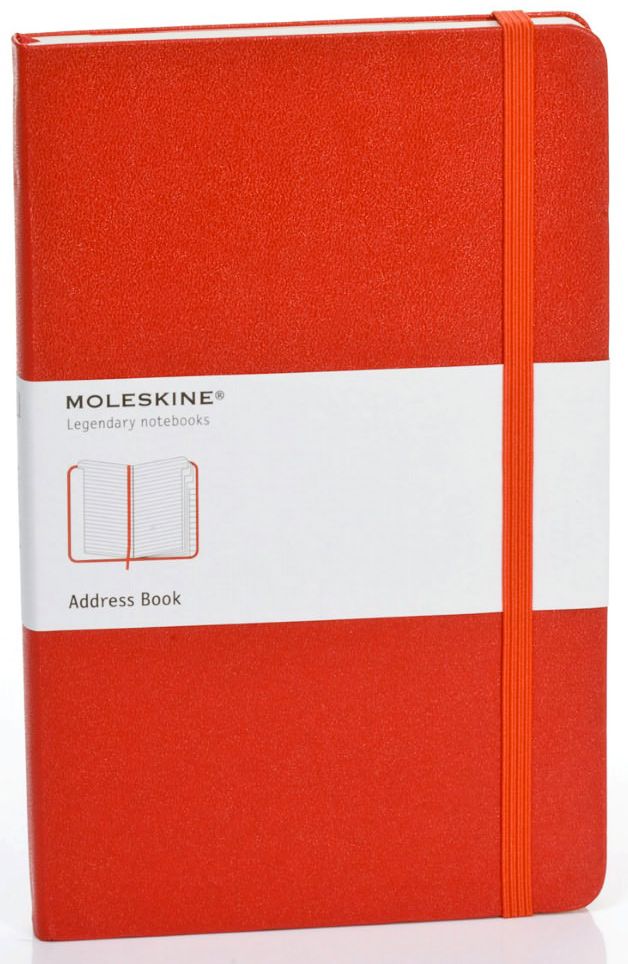 Moleskine Classic Red Large Address Book
