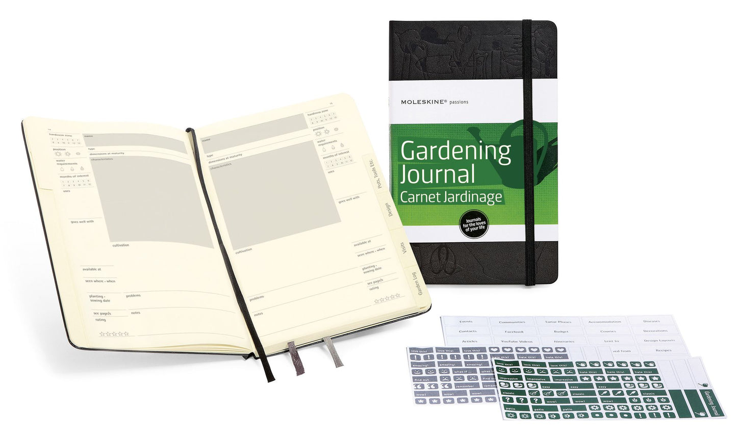Moleskine Passion Journal - Gardening, Large, Hard Cover (5 x 8.25)