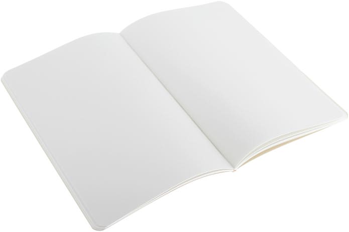 Moleskine Volant Notebook (Set of 2 ), Large, Plain, Orange Yellow, Cadmium Orange, Soft Cover (5 x 8.25)