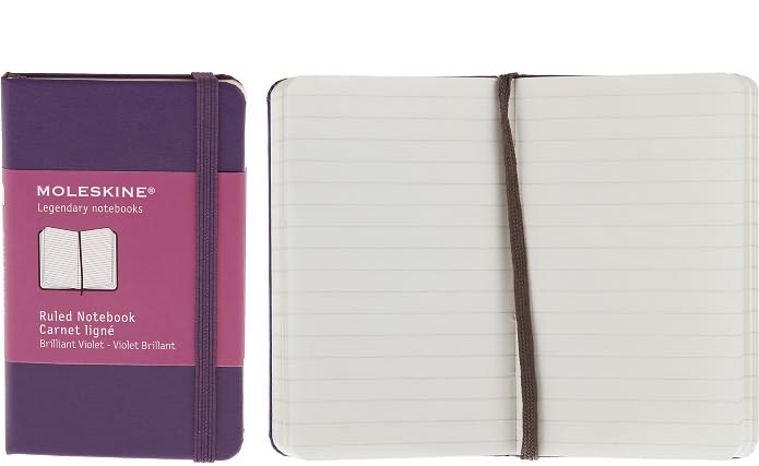 Moleskine Classic Brilliant Violet Extra Small Ruled Notebook