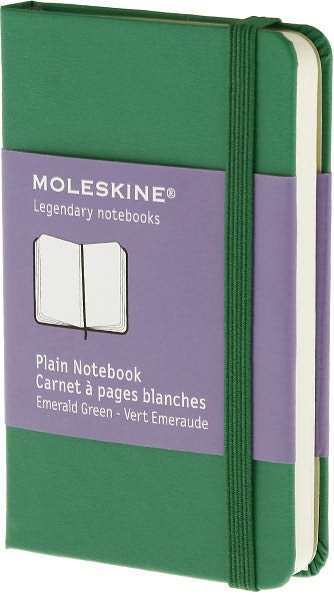 Moleskine Classic Emerald Green Extra Small Plain Notebook