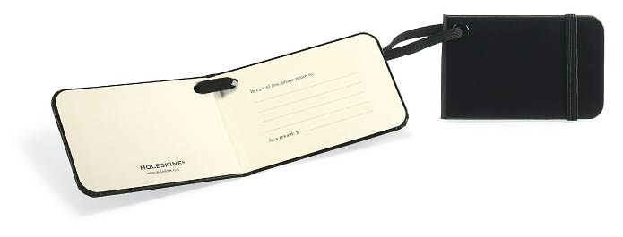 Moleskine Luggage Tag, Black (3.75 x 2.25)