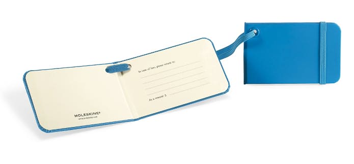 Moleskine Luggage Tag, Cerulean Blue