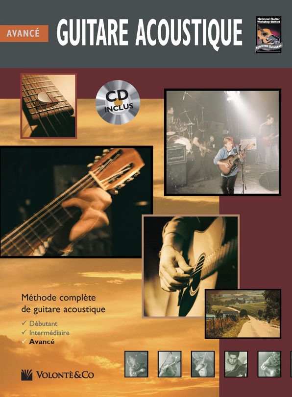 Guitare Acoustique Avance: Advanced Acoustic Guitar (French Language Edition), Book & CD