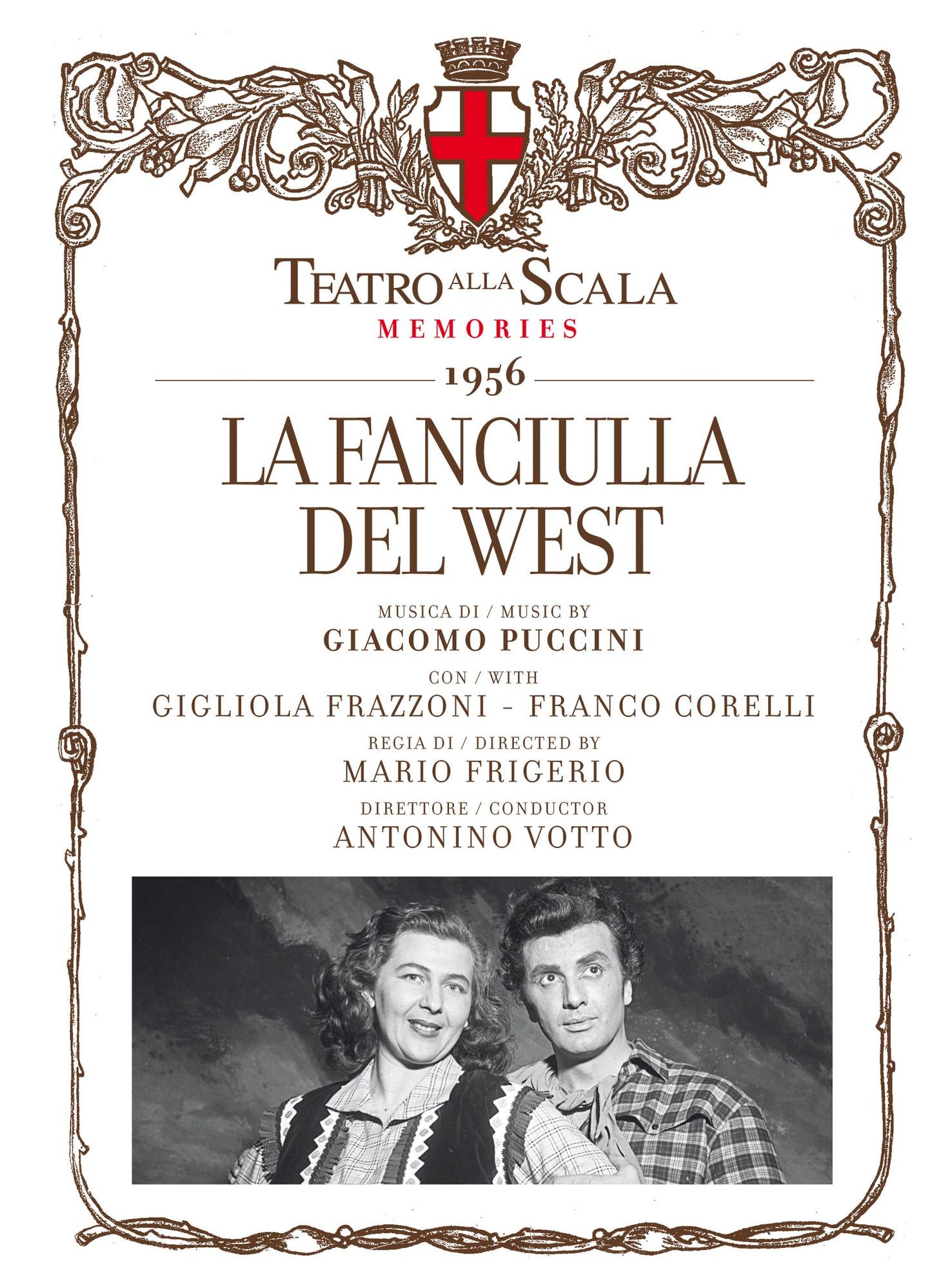 Giacomo Puccini: La Fanciulla del West (1956) [CD+Book]