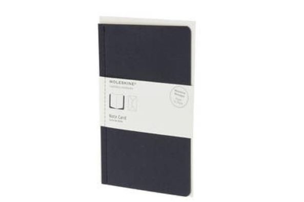 Moleskine Note Card with Envelope Pocket Navy Blue