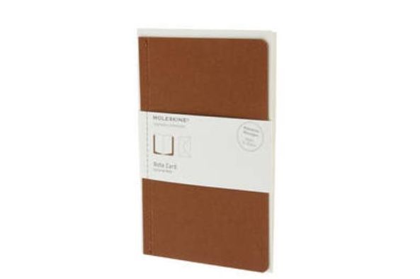 Moleskine Note Card with Envelope Pocket Terracotta