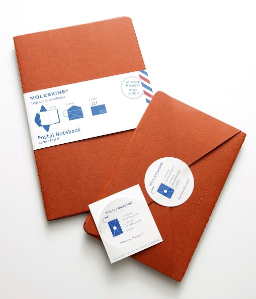 Moleskine Postal Pocket Red Notebook