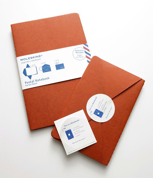 Moleskine Postal Notebook Large Red