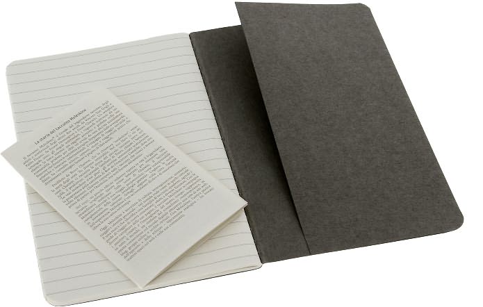 Moleskine Cahier Journal Grey Pocket Ruled 5.5x3.5