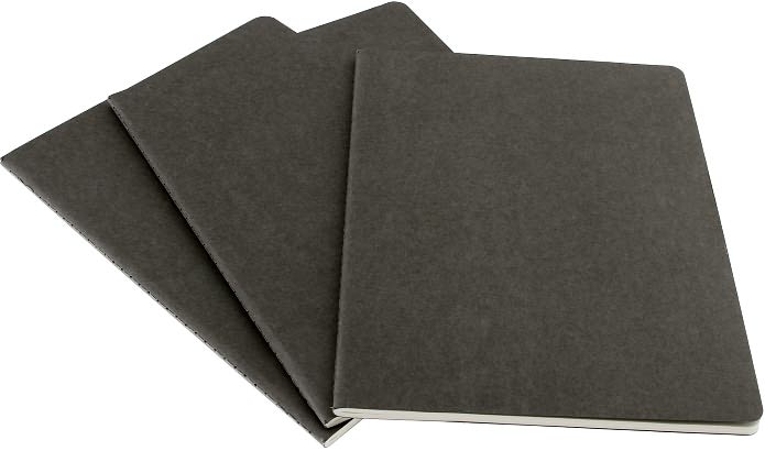 Moleskine Cahier Journal Grey Extra Large Ruled 7.5x10