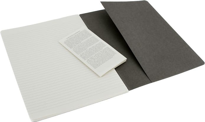 Moleskine Cahier Journal Grey Extra Large Ruled 7.5x10