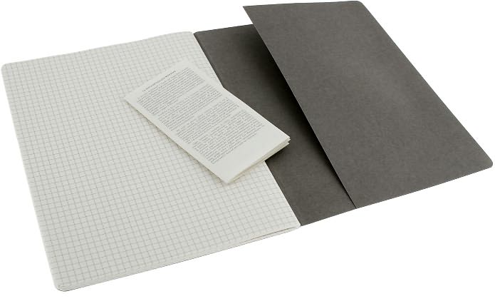 Moleskine Cahier Journal Grey Extra Large Sqaure 7.5x10