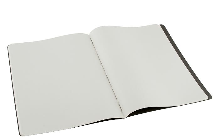 Moleskine Cahier Journal (Set of 3), Extra Large, Plain, Pebble Grey, Soft Cover
