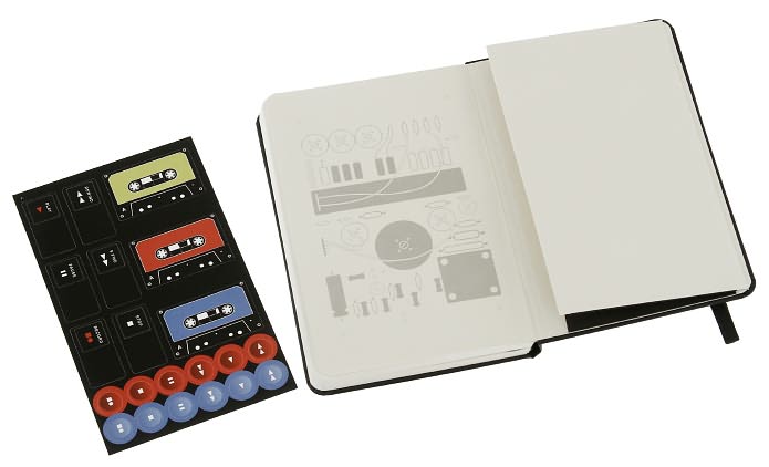 Moleskine Audio Cassette Limited Edition Notebook, Pocket, Plain, Black, Hard Cover (3.5 x 5.5)