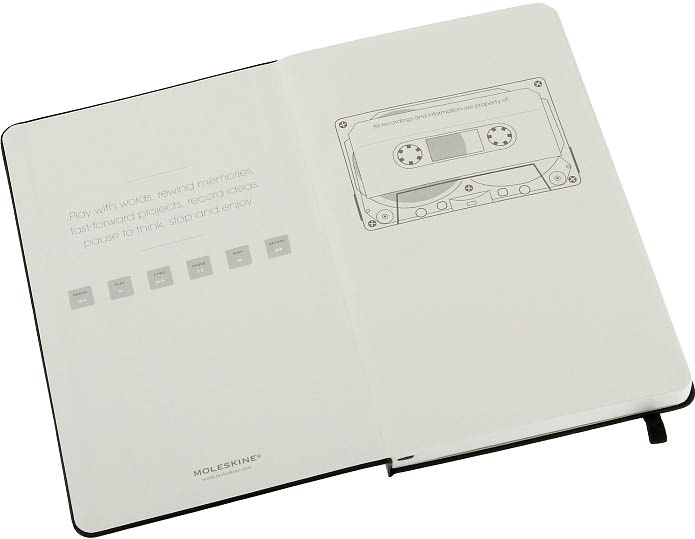 Moleskine Limited Edition Audio Cassette Large Plain 5x8.25