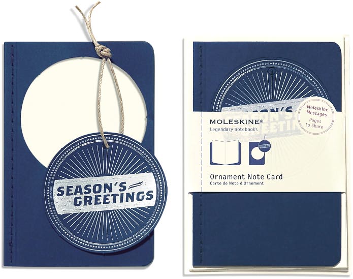 Moleskine Ornmanent Note Cards Season Seal Pocket