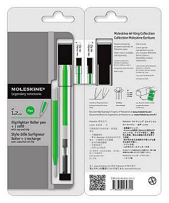Moleskine Fluorescent Roller Pen Green
