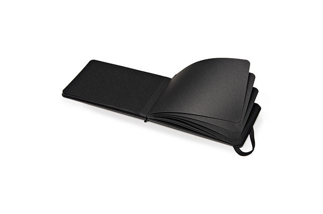 Moleskine Art Plus Black Page Album, Pocket, Black, Hard Cover (3.5 X 5.5)