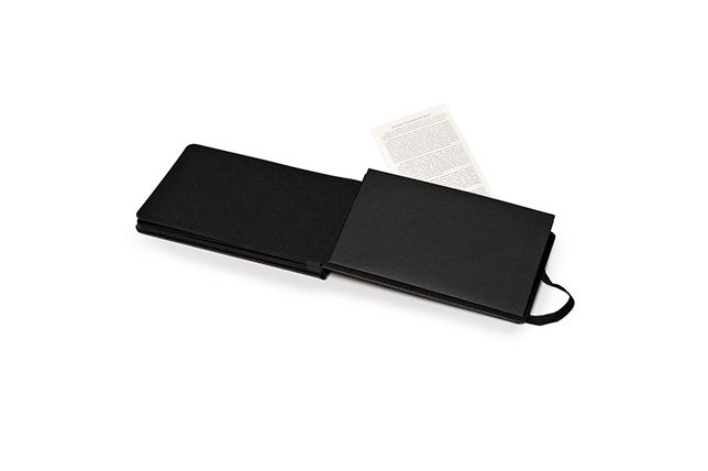 Moleskine Art Plus Black Page Album, Pocket, Black, Hard Cover (3.5 X 5.5)