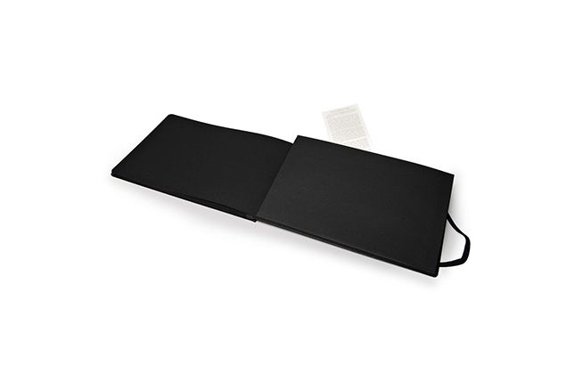 Moleskine Art Plus Black Page Album, A4, Black, Hard Cover (8.5 X 12)