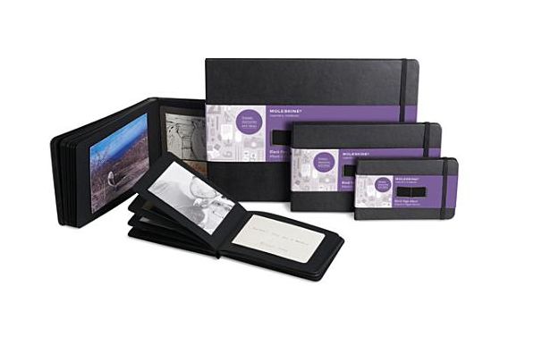Moleskine Art Plus Black Page Japanese Album, A5, Black, Hard Cover (8.25 X 5)