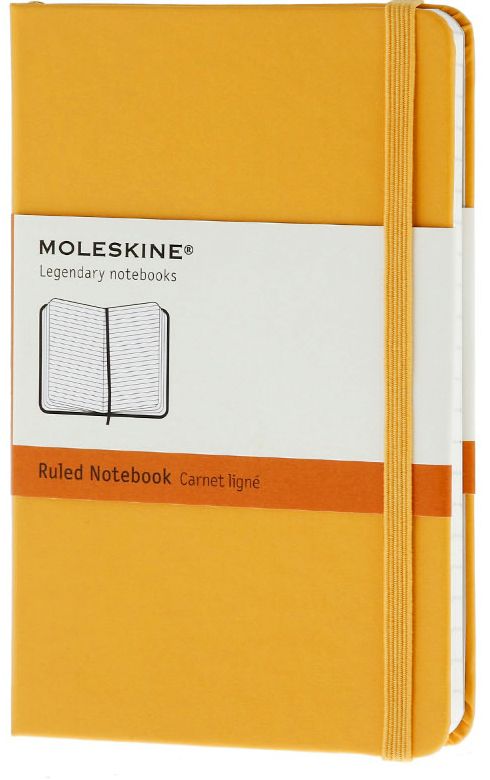 Moleskine Classic Pocket Ruled Yellow Notebook