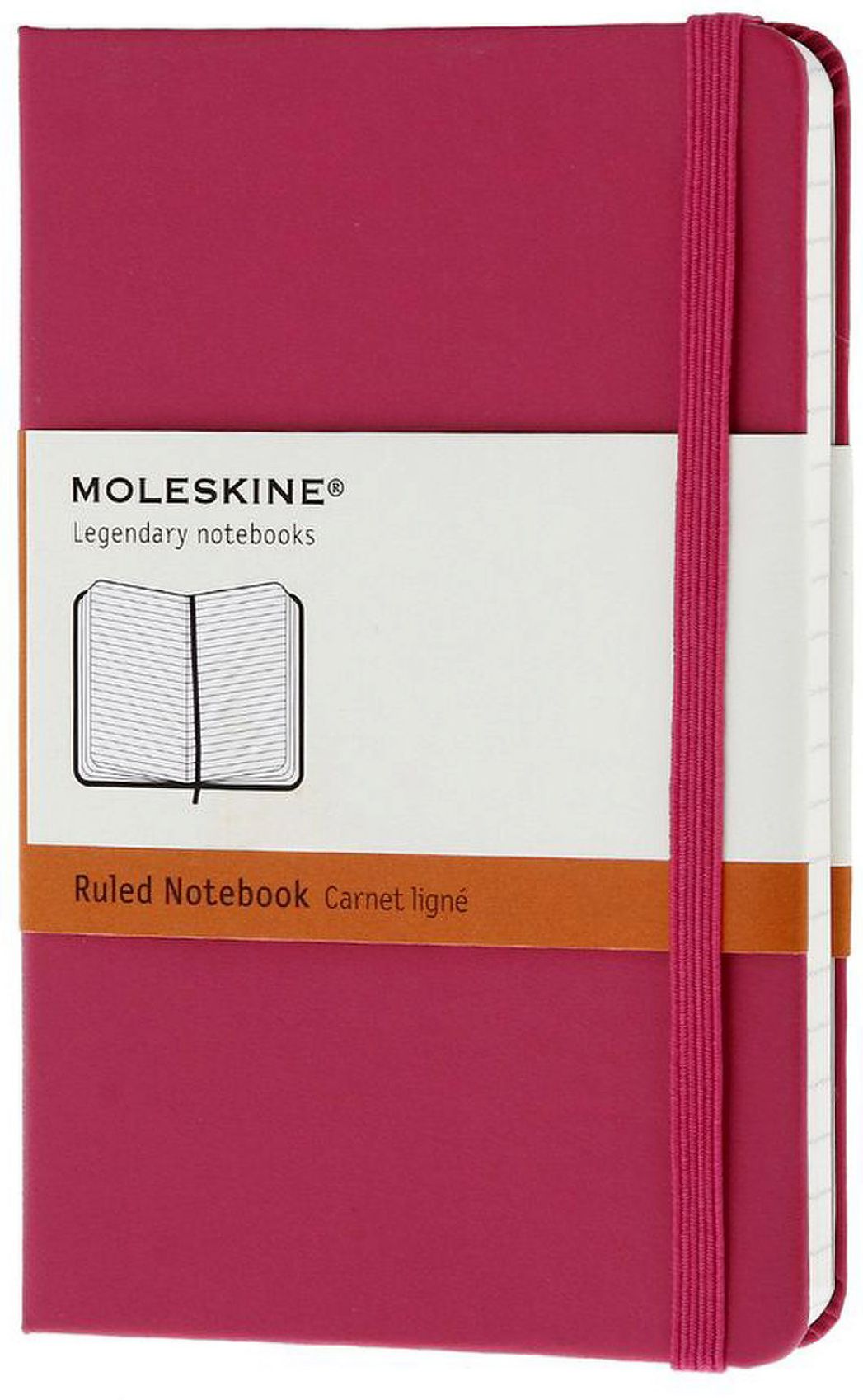 Moleskine Classic Pocket Ruled Magenta Notebook