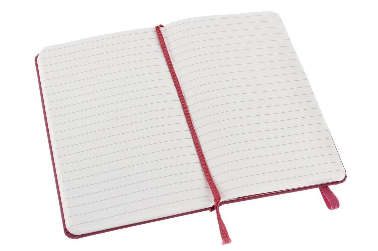 Moleskine Classic Pocket Ruled Magenta Notebook