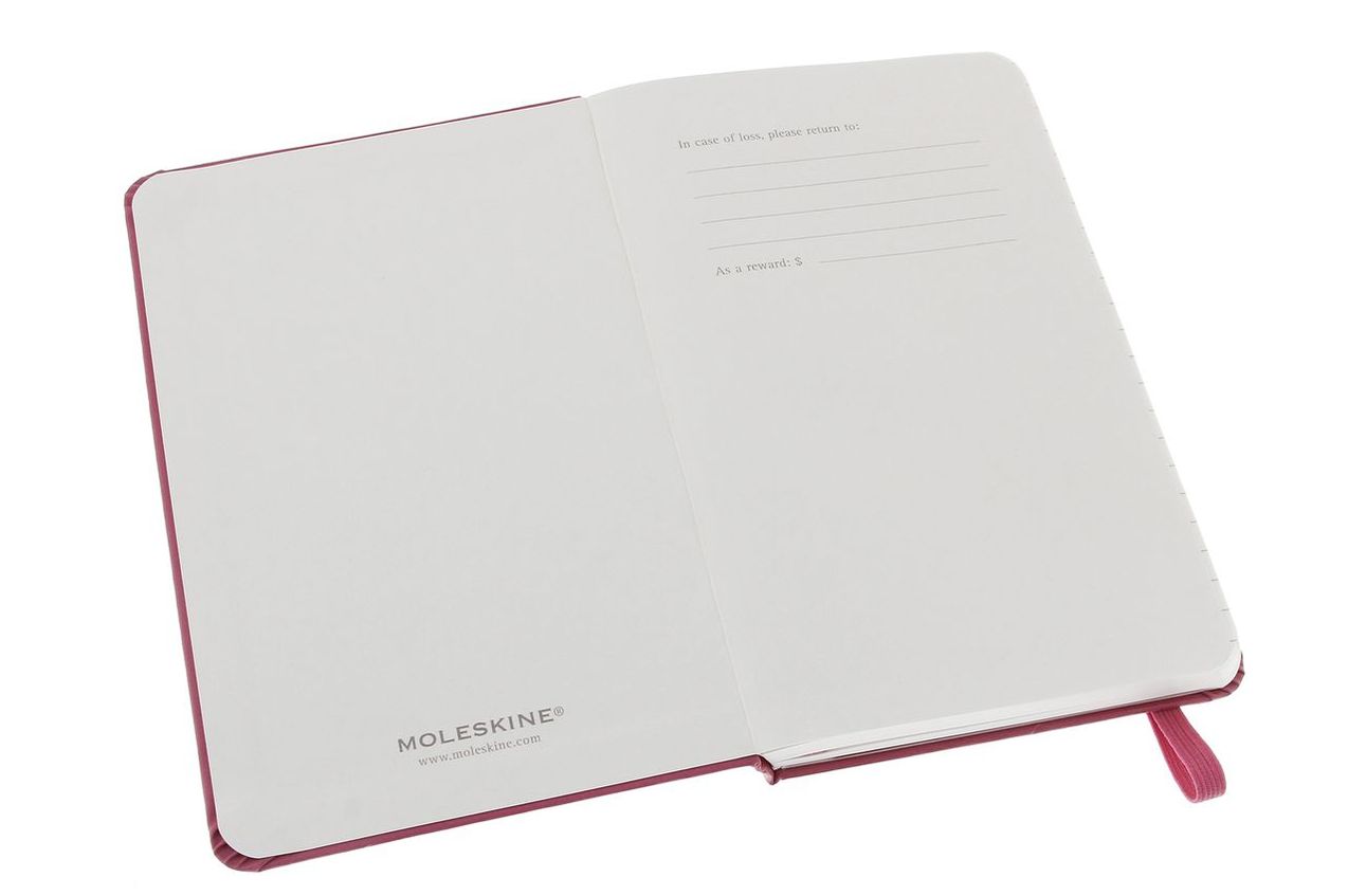 Moleskine Classic Pocket Ruled Magenta Notebook