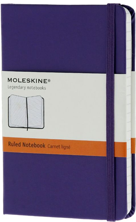 Moleskine Classic Pocket Ruled Violet Notebook