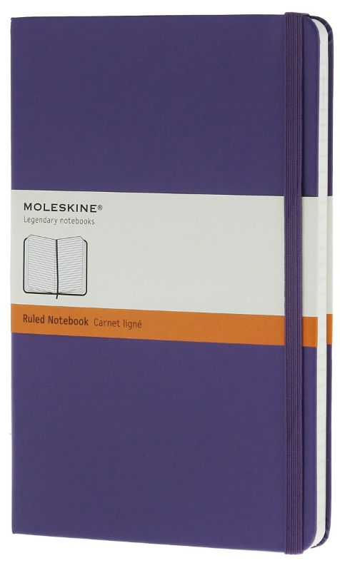 Moleskine Classic Large Ruled Violet Notebook