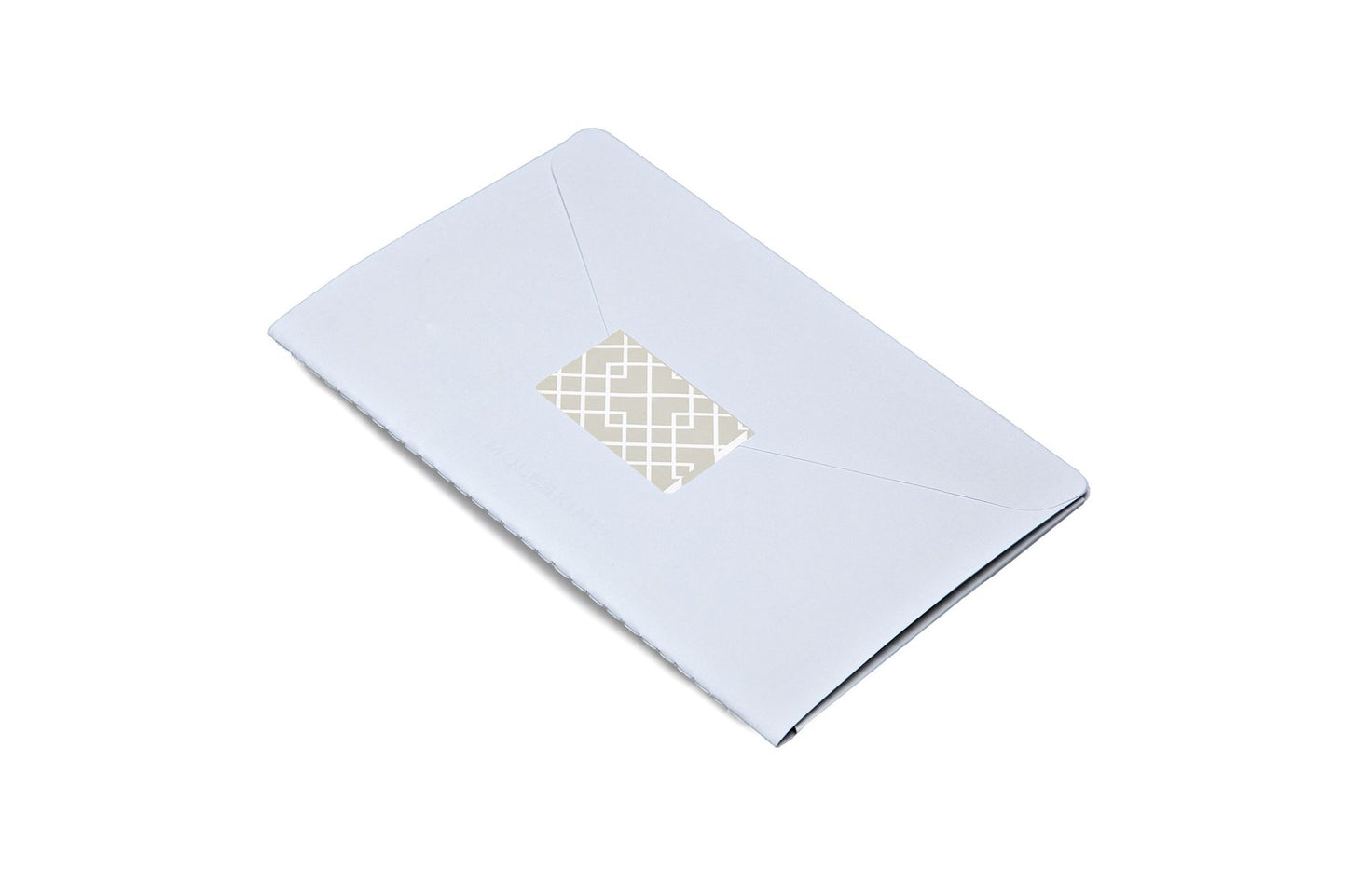 Moleskine Messages Postal Notebook, Large, Plain, Iris Blue, Soft Cover (4.5 x 6.75)