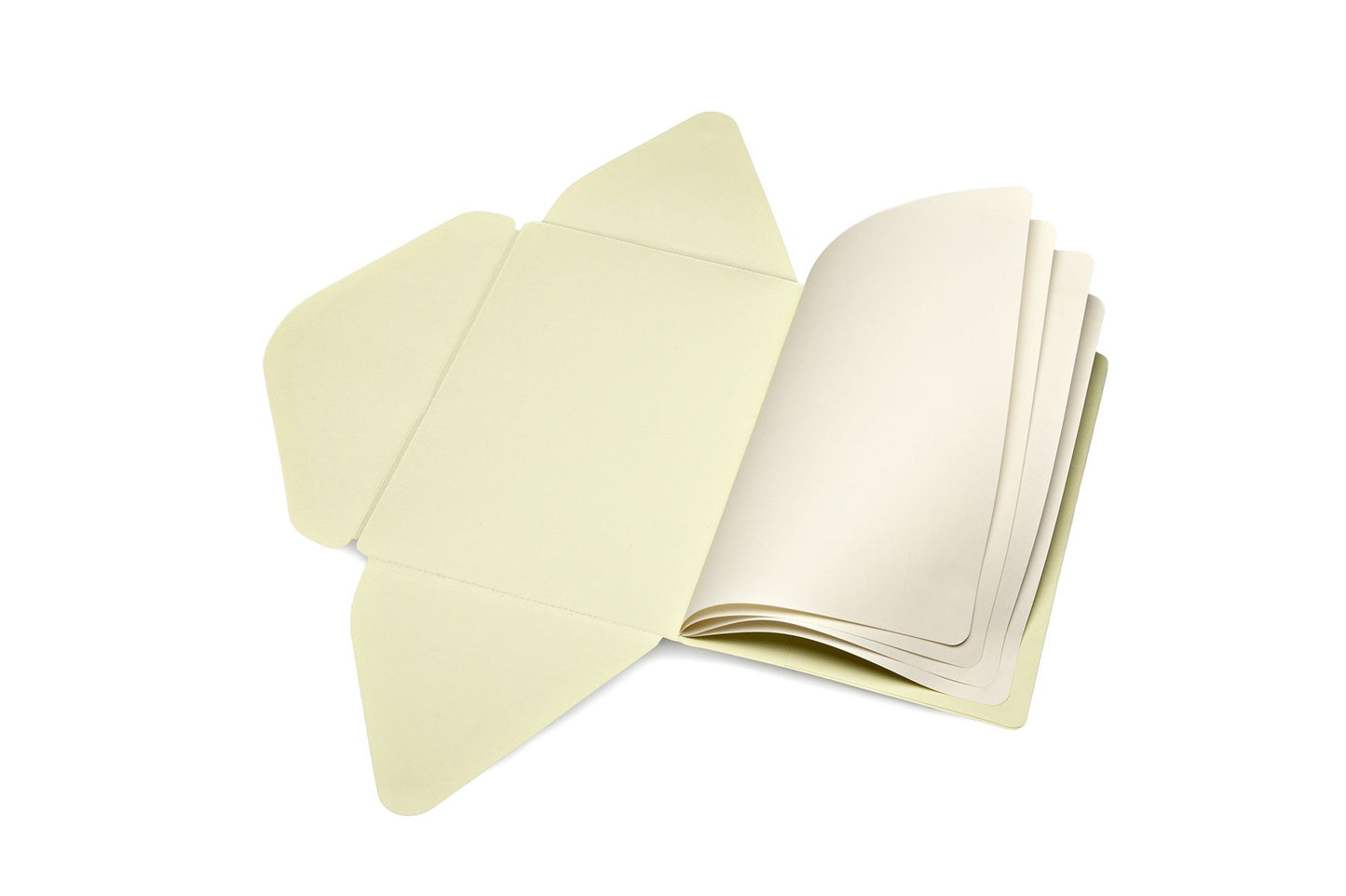 Moleskine Messages Postal Notebook, Large, Plain, Tea Green, Soft Cover (4.5 x 6.75)
