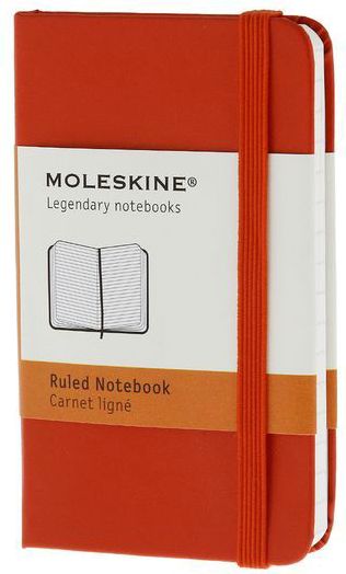 Moleskine Classic Red Extra Small Ruled Notebook