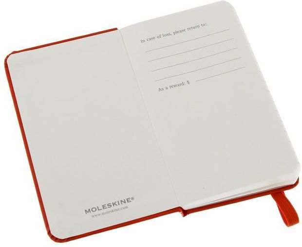 Moleskine Classic Red Extra Small Ruled Notebook