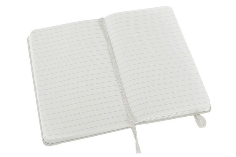 Moleskine Classic White Pocket Ruled Notebook