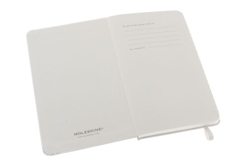 Moleskine Classic White Pocket Ruled Notebook