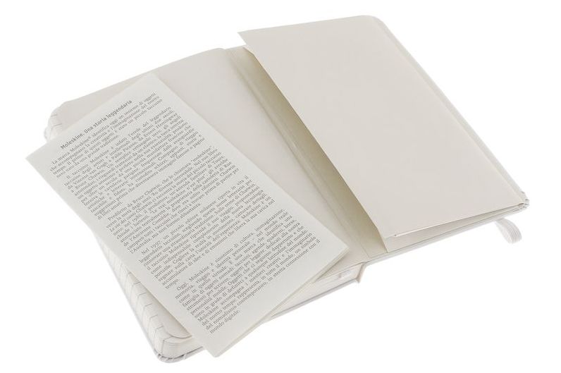 Moleskine Classic White Pocket Ruled Notebook