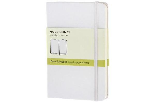 Moleskine Plain Notebook: White