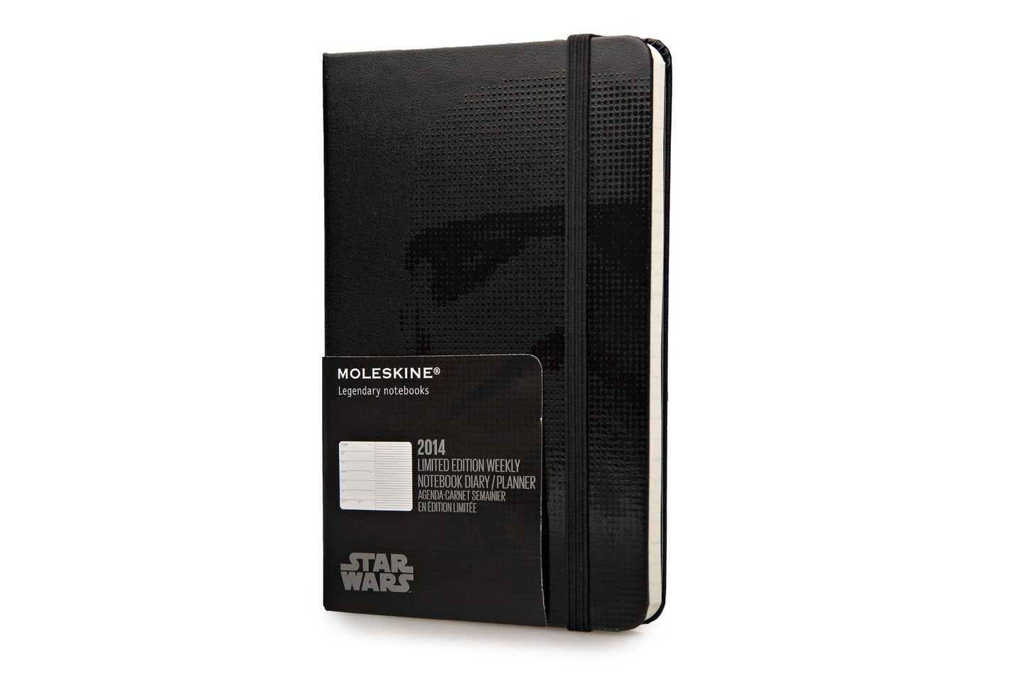 2014 12 Month Limited Edition Planner - Star Wars - Weekly Notebook - Pocket - Black - Hard Cover